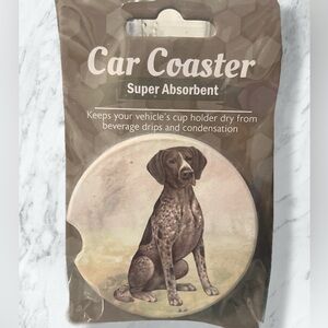 German Shorthaired Pointer Car Coaster